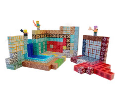 Toybit Magnetická stavebnice Minecraft Special blocks 303ks
