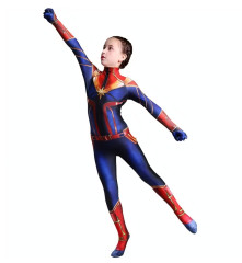 FunCo Dětský kostým Superhrdinka Captain Marvel 122-134 L