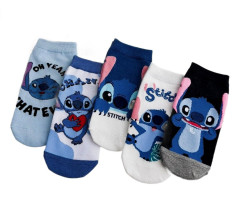 Snugs Dětské ponožky Stitch 5-8 let 5 párů