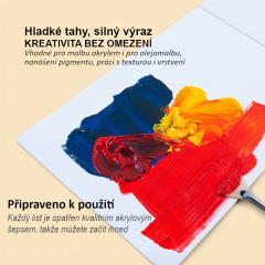 Kolorits Malířský akrylový blok ART PAD - 300g 15listů A4