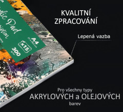 Kolorits Malířský akrylový blok ART PAD - 300g 15listů A4