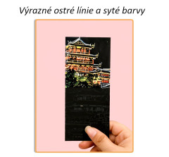 Kolorits Vyškrabávací obrázky Scratch art Světové stavby 12 listů