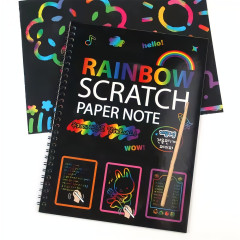 Kolorits Vyškrabávací blok Scratch art 10 listů C5