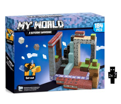 Toybit Minecraft Magnetická stavebnice XL Diamond TNT Redstone 184ks
