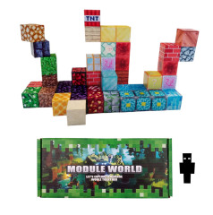 Toybit Magnetická stavebnice Minecraft Special blocks 51ks