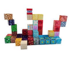 Toybit Magnetická stavebnice Minecraft Special blocks 51ks
