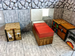 Toybit Magnetická stavebnice Minecraft Craftovací místnost 83ks