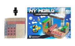 Toybit Magnetická stavebnice Minecraft TNT world 100ks