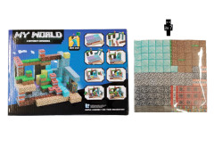 Toybit Velká magnetická stavebnice Minecraft Iron Diamond Gold TNT 220ks
