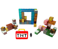 Toybit Magnetická stavebnice Minecraft TNT box 98ks