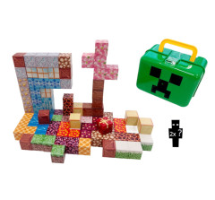 Toybit Magnetická stavebnice Minecraft Creeper box 98ks
