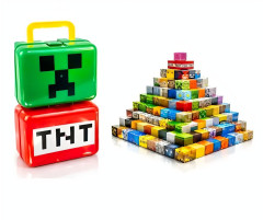 Toybit Magnetická stavebnice Minecraft Creeper box 98ks