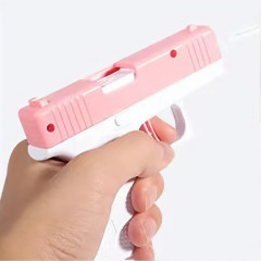 Toybit Vodní pistolka MINI růžová 13cm