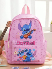 Bagito Dětský batoh Lilo a Stitch růžový CUTE