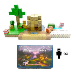 Toybit Magnetická stavebnice Minecraft Block World TNT building 198ks