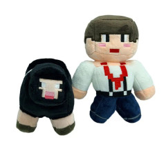 Toybit Plyšová hračka Minecraft Panáček Ddotty 19cm