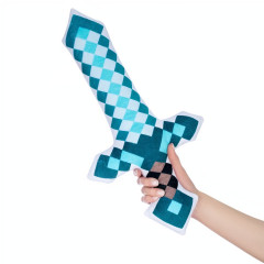 Toybit Plyšový polštář Minecraft diamantový meč 60cm