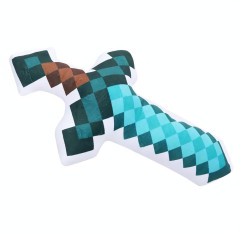 Toybit Plyšový polštář Minecraft diamantový meč 60cm