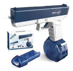 Toybit Automatická vodní pistole Glock se zásobníky modrá