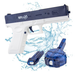 Toybit Automatická vodní pistole Glock se zásobníky modrá