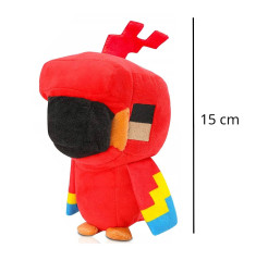 Toybit Plyšová hračka Minecraft Papoušek mini 15cm