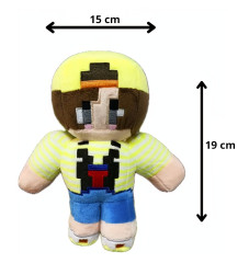 Toybit Plyšová hračka Minecraft Steve skin ocelot 19cm