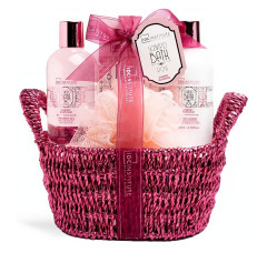 IDC Institute Dárkový koš pro ženy Bath Relaxation PINK 5v1