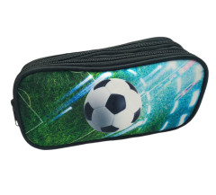 Toybit Školní dvoukomorový penál Fotbalový míč