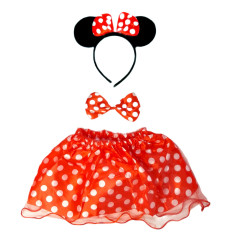 Toybit Dětský kostýmek Myška Minnie s motýlkem 3v1