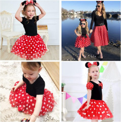 Toybit Dětský kostýmek Myška Minnie s motýlkem 3v1