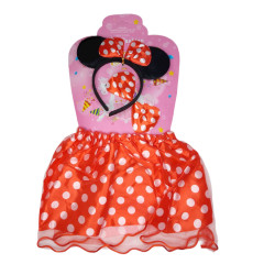Toybit Dětský kostýmek Myška Minnie s motýlkem 3v1