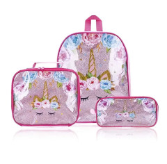 Toybit Dětský školní set Unicorn 3v1