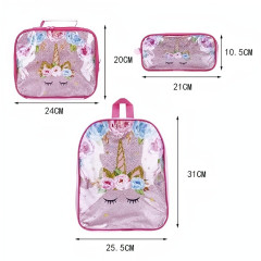 Toybit Dětský školní set Unicorn 3v1