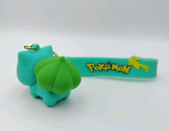 Bagito Dětská klíčenka Pokémon Bulbasaur s poutkem a karabinou