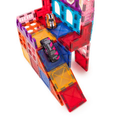 Toybit Magnetická 3D stavebnice Cars 66ks s autíčkama