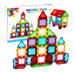 Toybit Magnetická 3D stavebnice Buildings 45ks