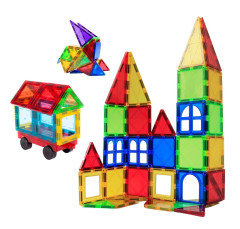 Toybit Magnetická 3D stavebnice Buildings 45ks