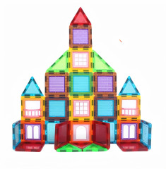 Toybit Magnetická 3D stavebnice Buildings 45ks