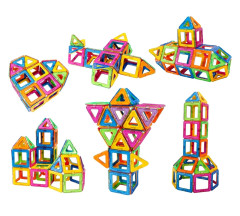 Toybit Magnetická 3D stavebnice Buildings 45ks
