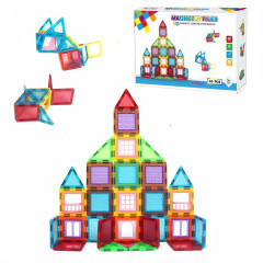 Toybit Magnetická 3D stavebnice Buildings 45ks