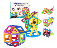 Toybit Magnetická 3D stavebnice Circle s kolotočem 74ks