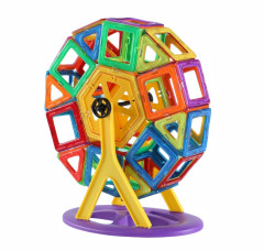 Toybit Magnetická 3D stavebnice Circle s kolotočem 74ks