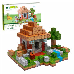 Toybit Magnetická stavebnice Minecraft Country cottage 312ks