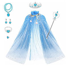 Toybit Souprava Pelerína Elsa Frozen se šperky 8ks