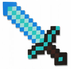 FunCo Diamantový meč Minecraft 45 cm pěnový