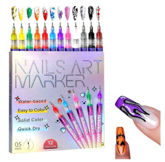 Toybit Sada barev na nehty Fixy Nail art 12ks