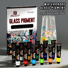 Toybit Velká sada barev na sklo Pigment 12ks