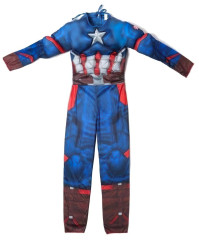 Toybit Dětský kostým Svalnatý Kapitán Amerika 104-110 S