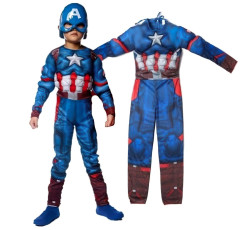 Toybit Dětský kostým Svalnatý Kapitán Amerika 104-110 S