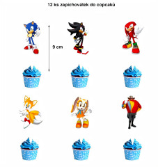 Toybit Maxi narozeninová sada Ježek Sonic a přátelé 50ks